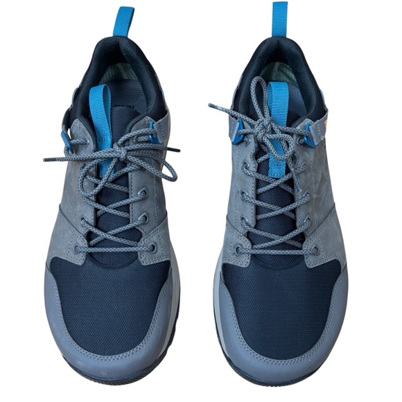Teva Grandview GTX Low In Gray & Blue Leather Hiking Boots Men’s Sz 11.5 1134094 - Picture 2 of 7